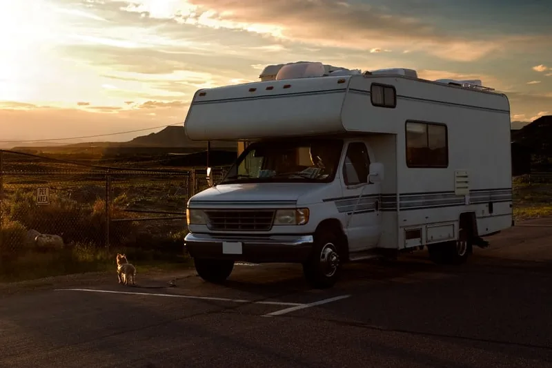 Saskatoon RV motorhome ready for transport
